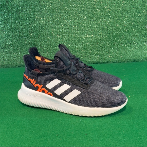 Adidas Kaptir 2.0 Black Solar Red White Big Kids Boys Size 5Y - Picture 1 of 6